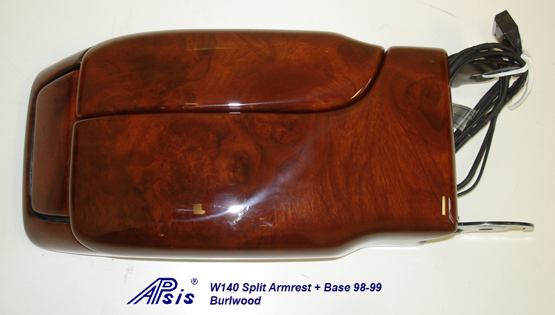 W140 Split Armrest+Base-burlwood-individual-4