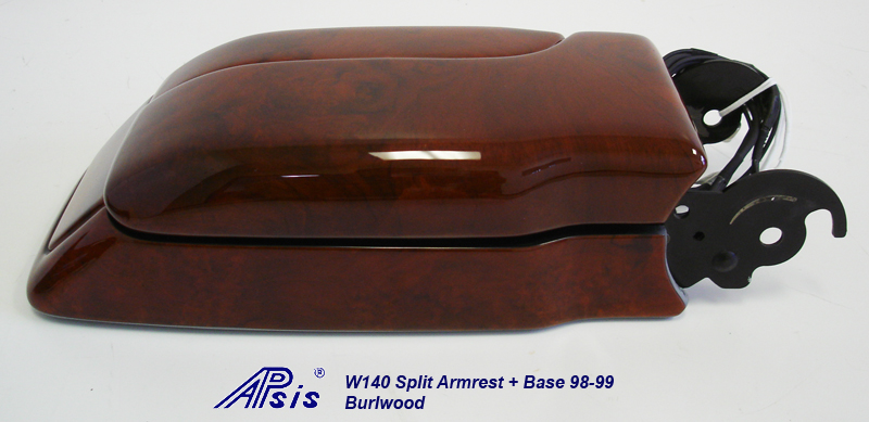 W140 Split Armrest+Base-burlwood-individual-6
