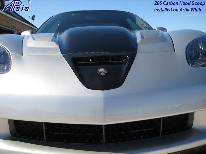 Z06 Carbon Hood Scoop-installed on AW-1