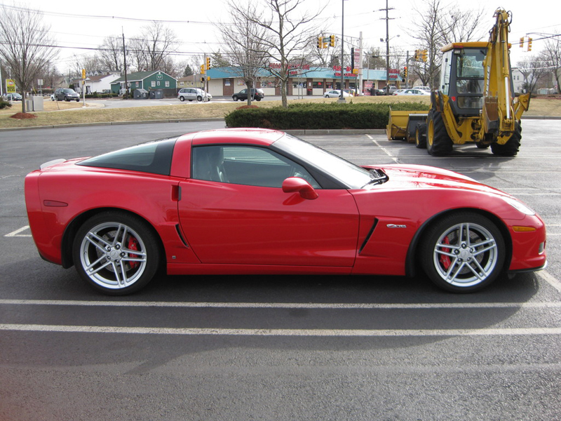 Z06 Front Splash Guard-installed-victory red-solaris-2