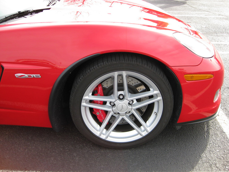 Z06 Front Splash Guard-installed-victory red-solaris-4